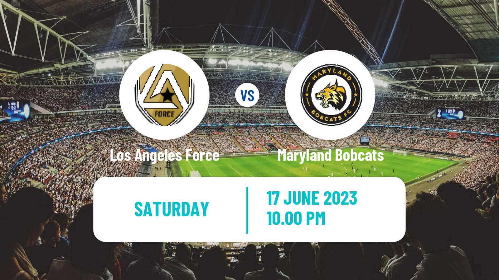 Soccer US NISA Los Angeles Force - Maryland Bobcats