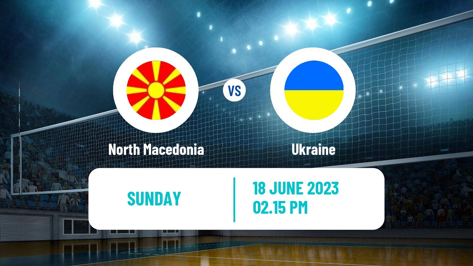 Volleyball Golden European League Volleyball North Macedonia - Ukraine