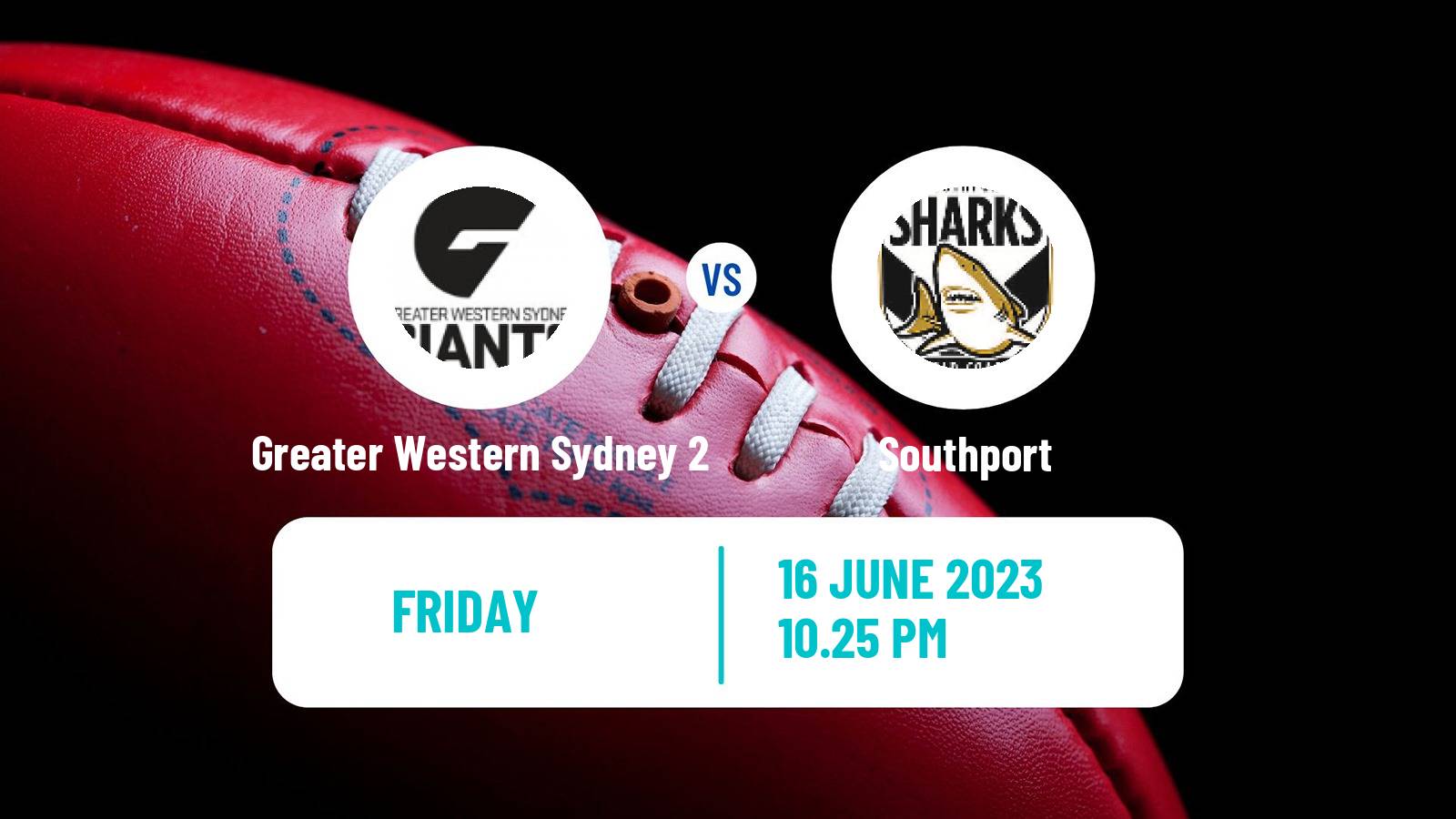 Aussie rules VFL Greater Western Sydney 2 - Southport