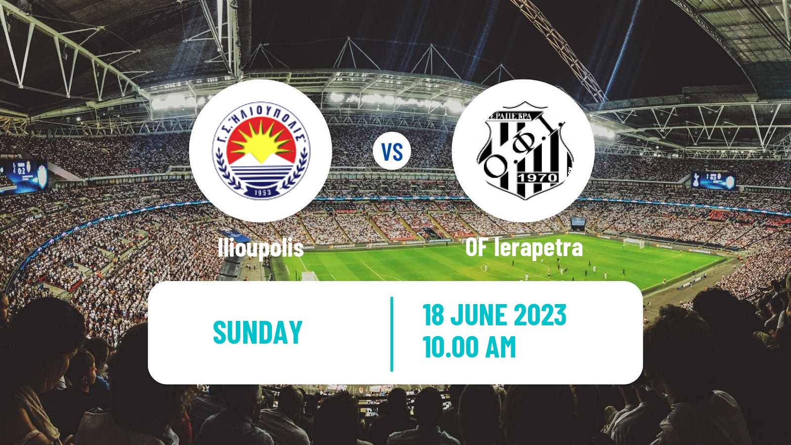 Soccer Greek Super League 2 Ilioupolis - OF Ierapetra