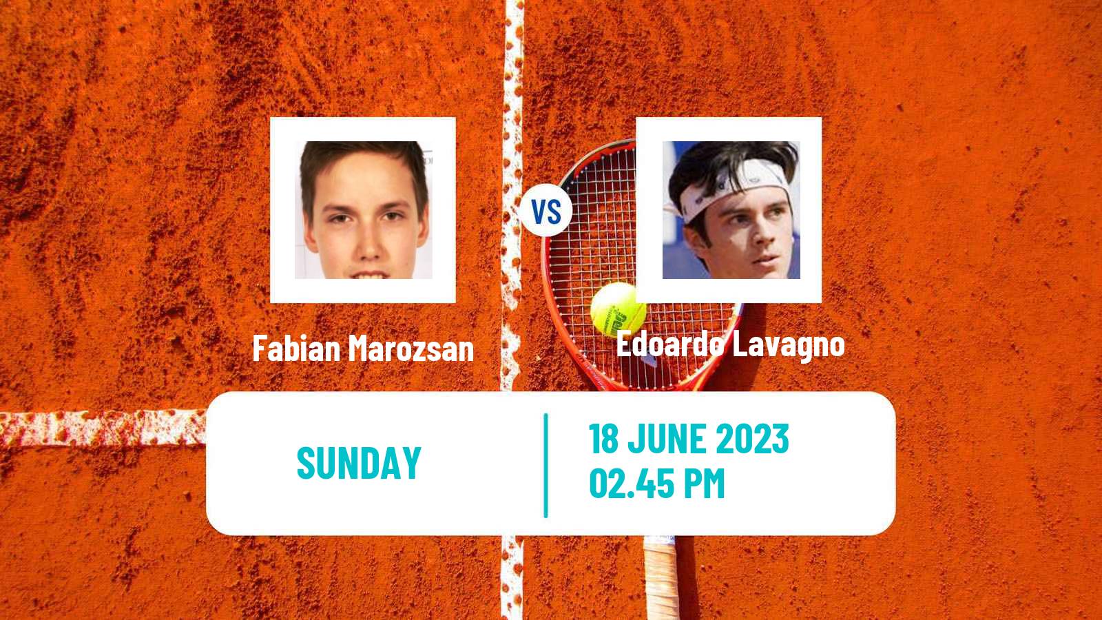 Tennis Perugia Challenger Men Fabian Marozsan - Edoardo Lavagno