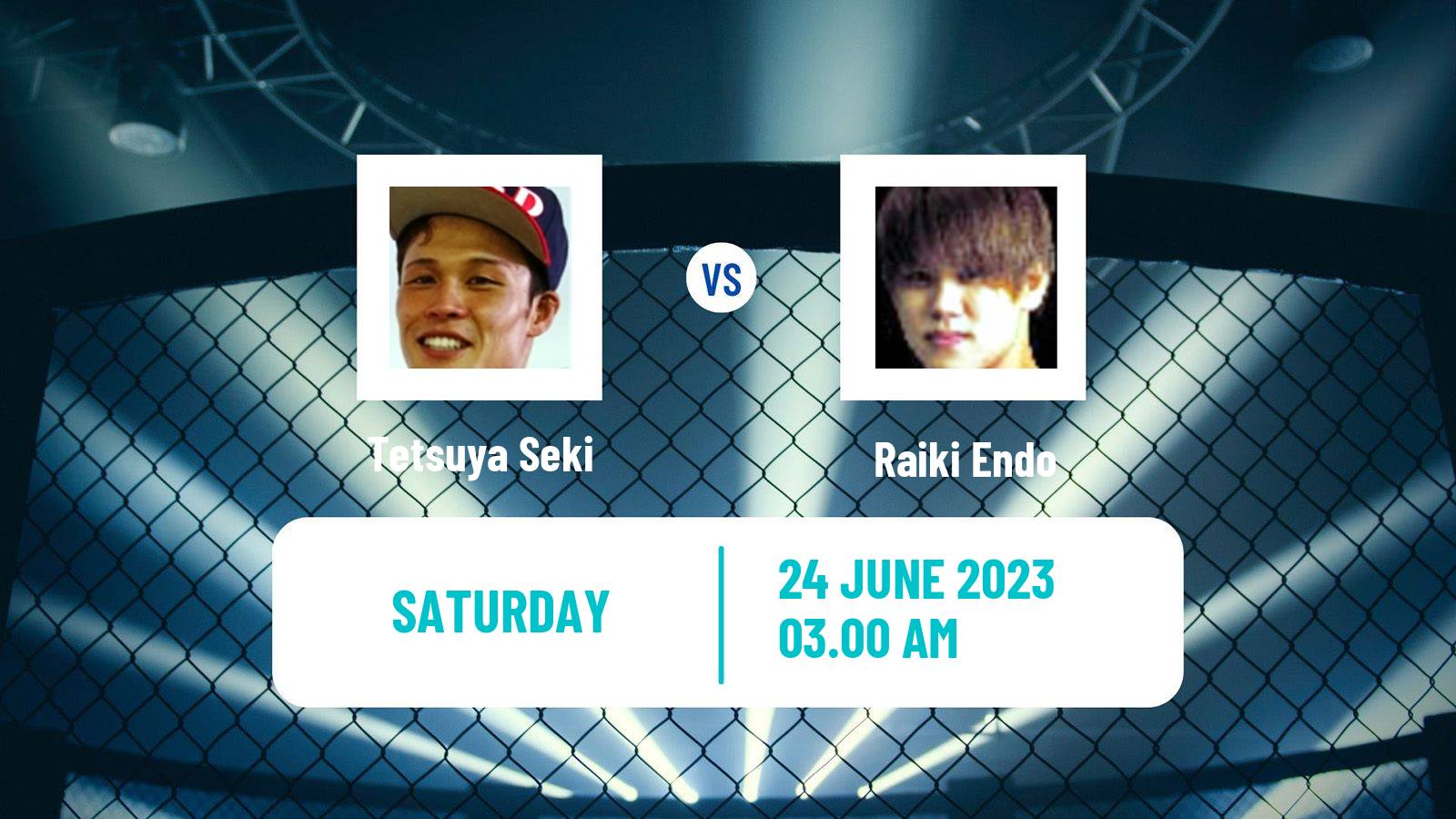 MMA Featherweight Rizin Men Tetsuya Seki - Raiki Endo
