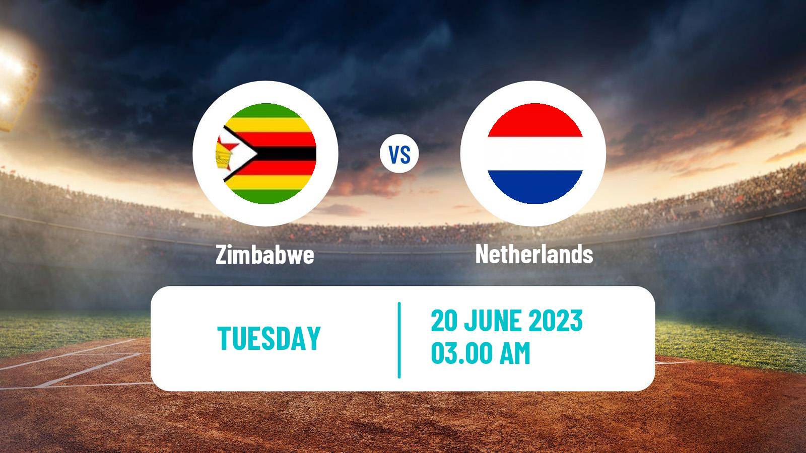 Cricket ICC World Cup Zimbabwe - Netherlands