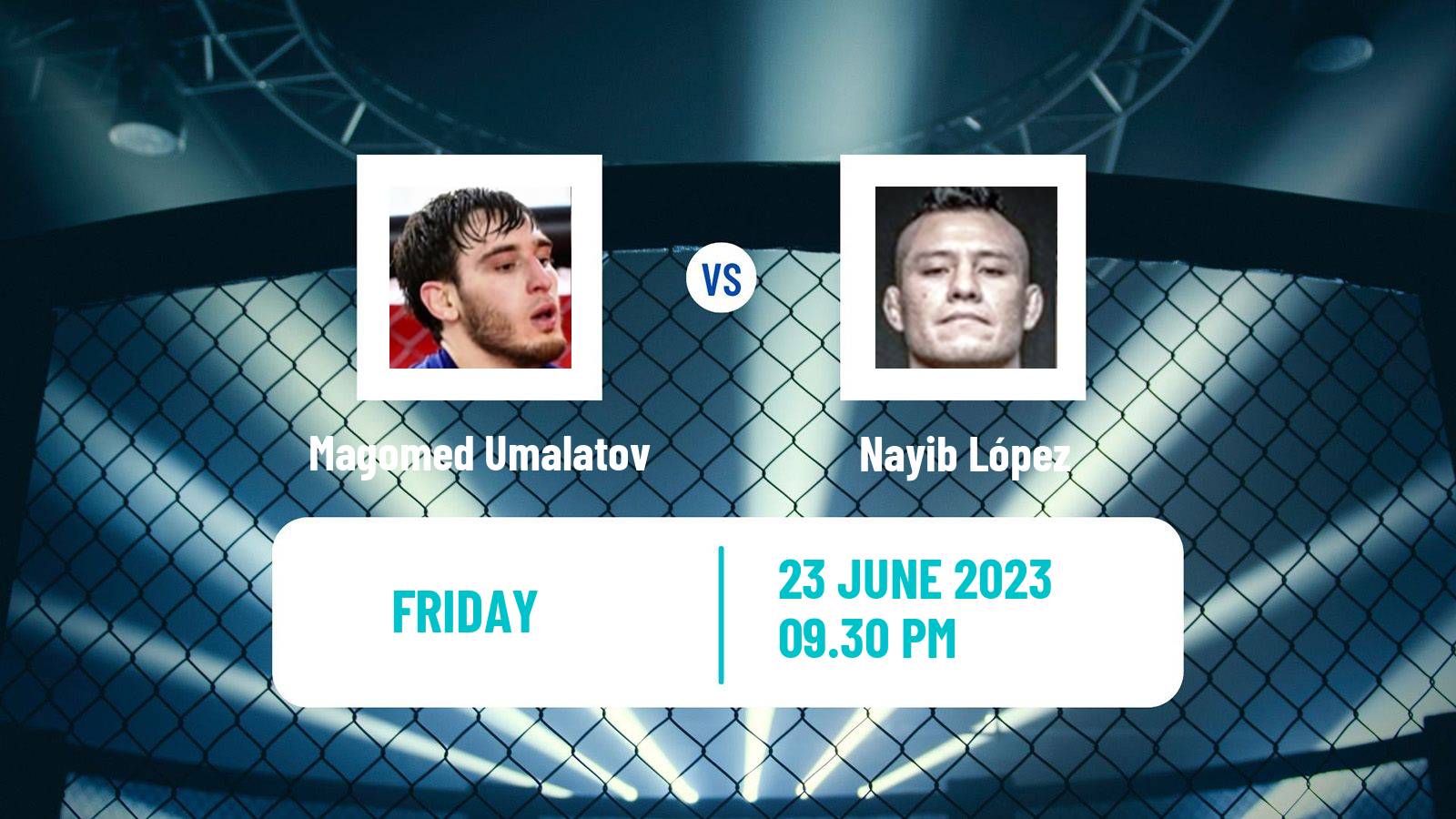 MMA Welterweight Pfl Men Magomed Umalatov - Nayib López