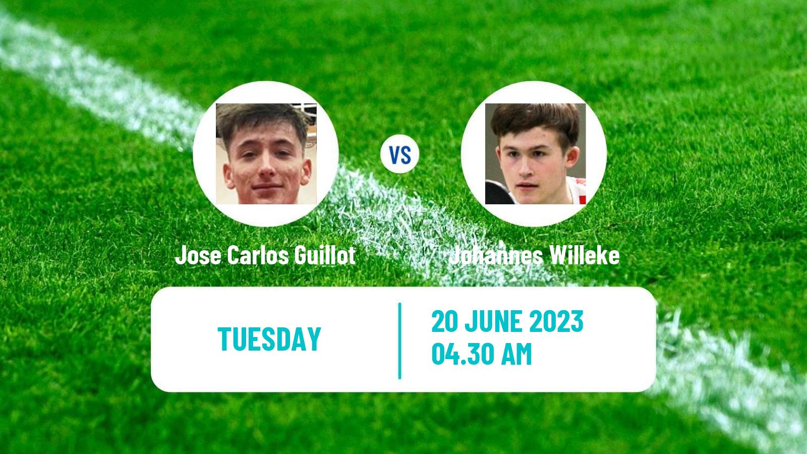 Table tennis Challenger Series Men Jose Carlos Guillot - Johannes Willeke
