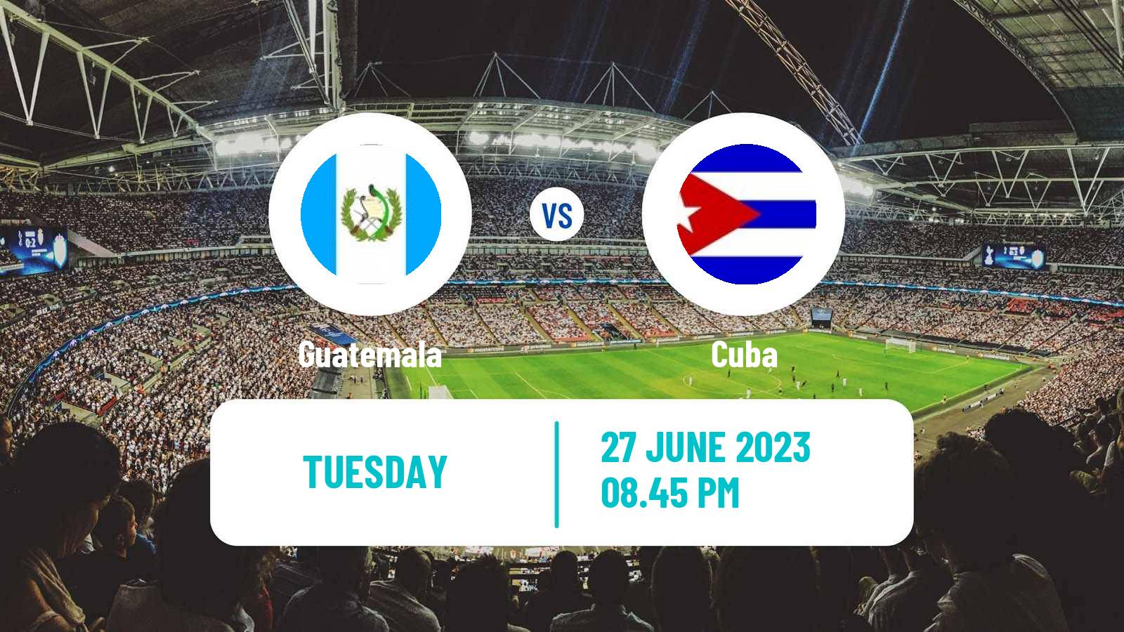 Soccer Gold Cup Guatemala - Cuba