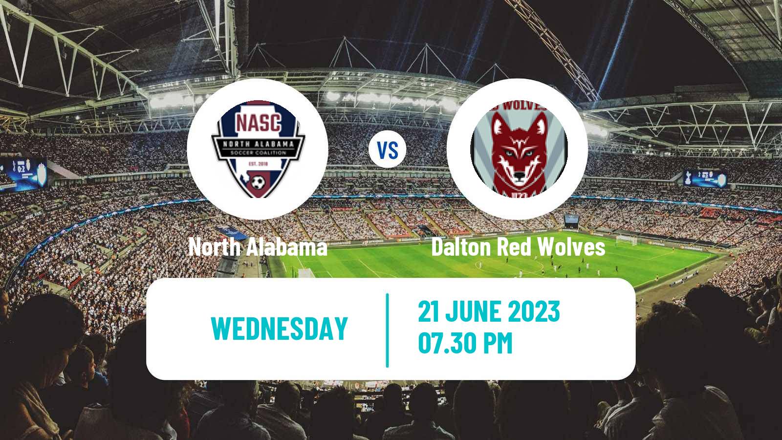 Soccer USL League Two North Alabama - Dalton Red Wolves