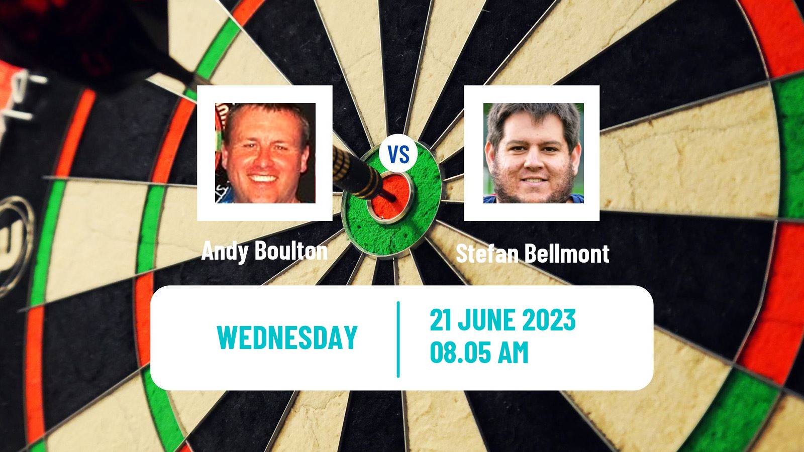 Darts Modus Super Series Andy Boulton - Stefan Bellmont