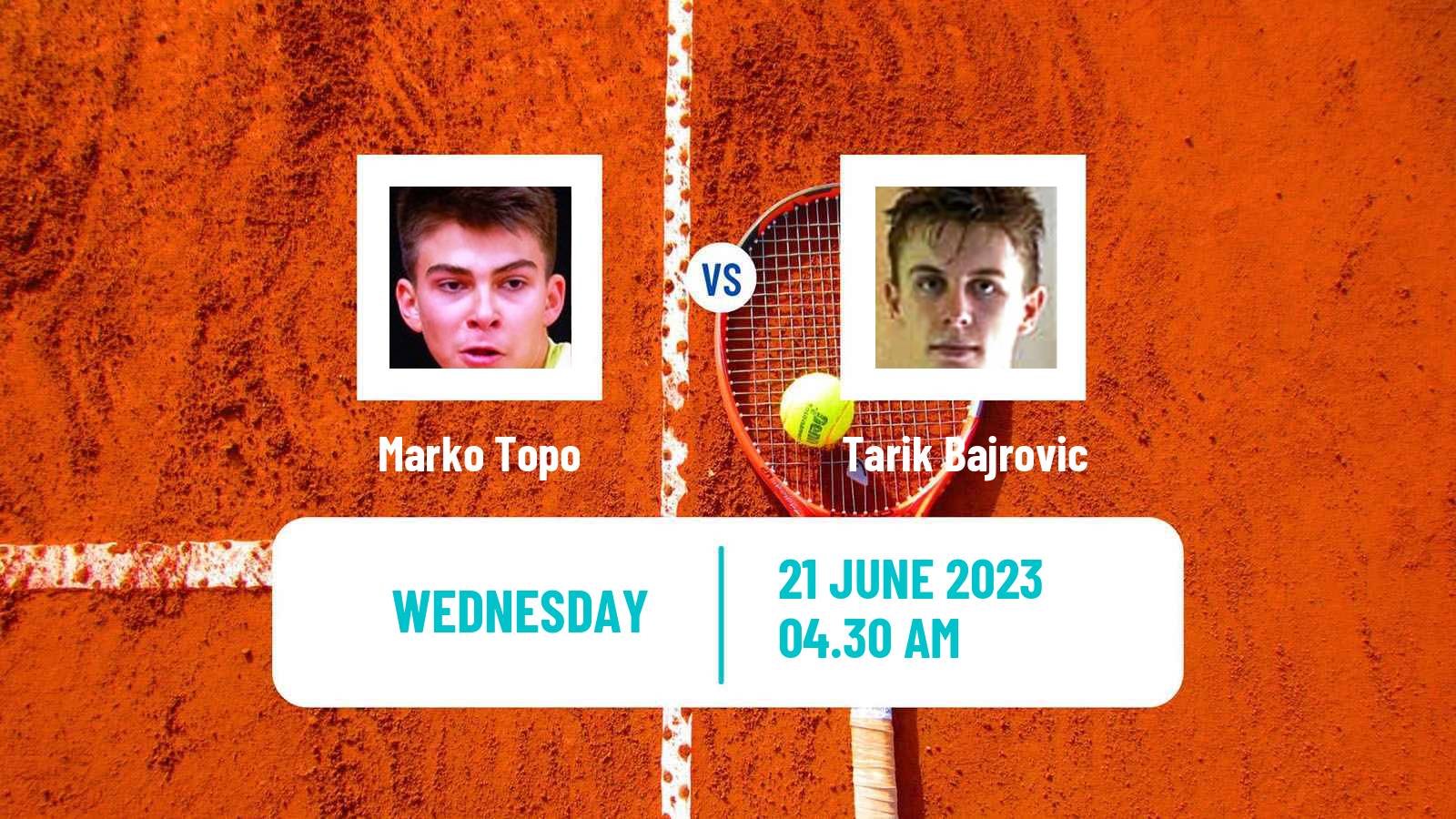 Tennis ITF M15 Kursumlijska Banja 6 Men Marko Topo - Tarik Bajrovic