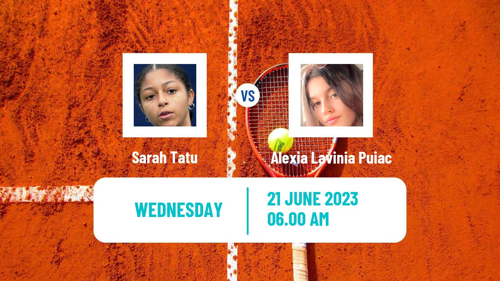 Tennis ITF W15 Bucharest Women Sarah Tatu - Alexia Lavinia Puiac