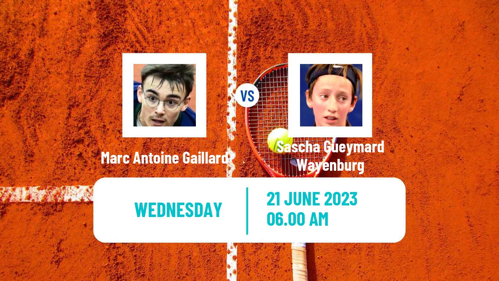 Tennis ITF M25 Montauban Men Marc Antoine Gaillard - Sascha Gueymard Wayenburg