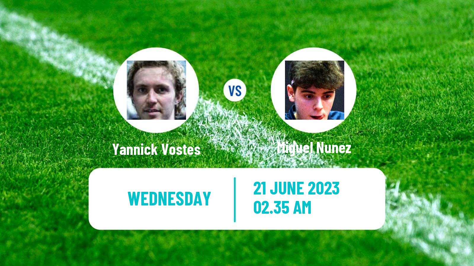 Table tennis Tt Star Series Men Yannick Vostes - Miguel Nunez