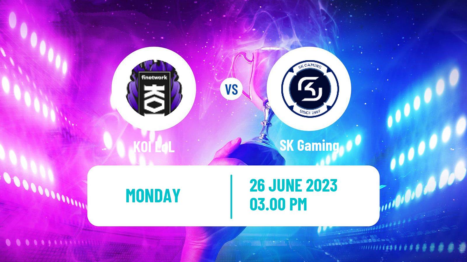 Esports League Of Legends Lec KOI - SK Gaming