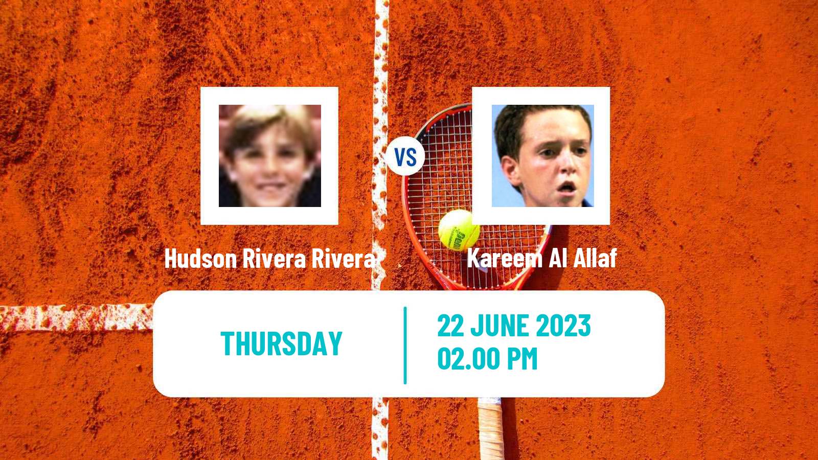 Tennis ITF M15 Los Angeles Ca Men Hudson Rivera Rivera - Kareem Al Allaf
