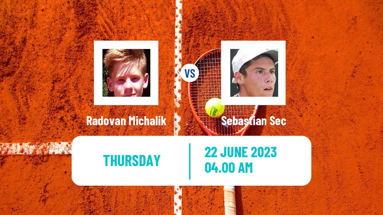 Tennis ITF M25 Poprad Men Radovan Michalik - Sebastian Sec