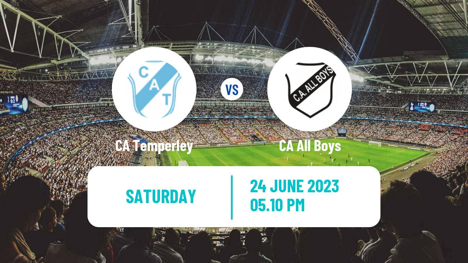 Soccer Argentinian Primera Nacional Temperley - All Boys