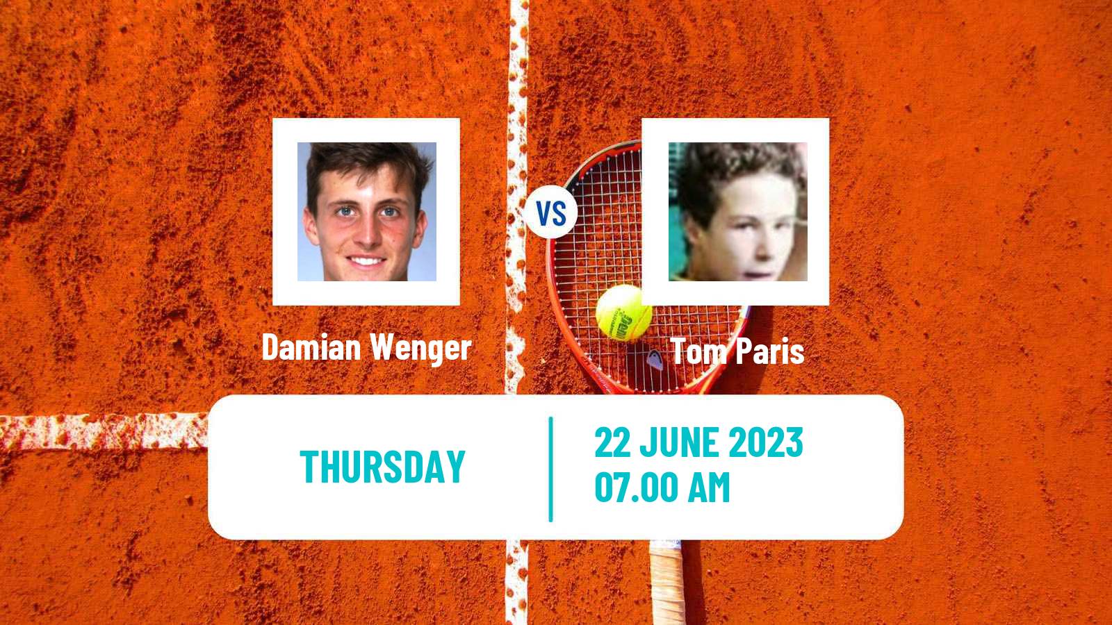 Tennis ITF M25 Montauban Men Damian Wenger - Tom Paris