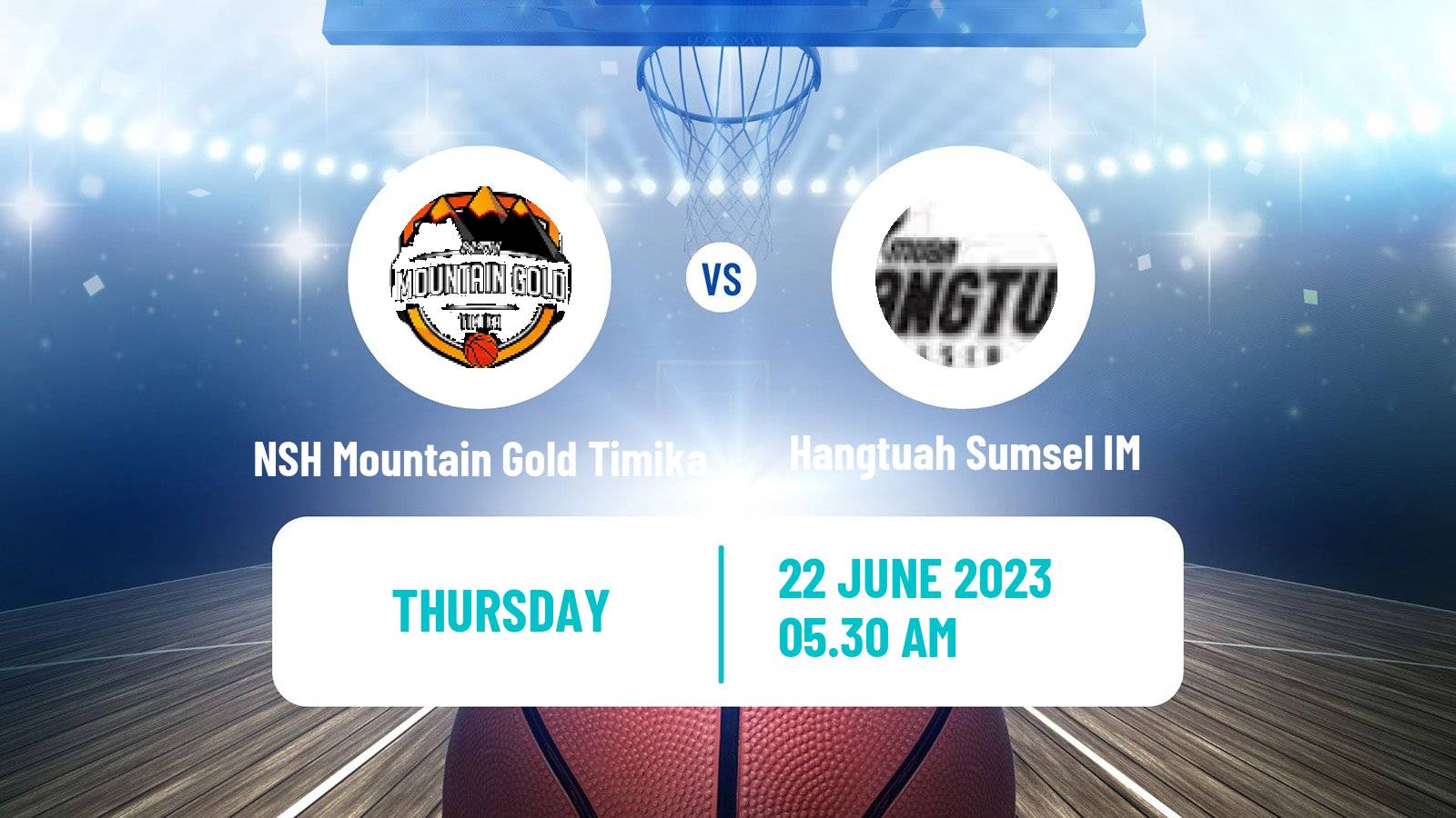 Basketball Indonesian IBL NSH Mountain Gold Timika - Hangtuah Sumsel IM