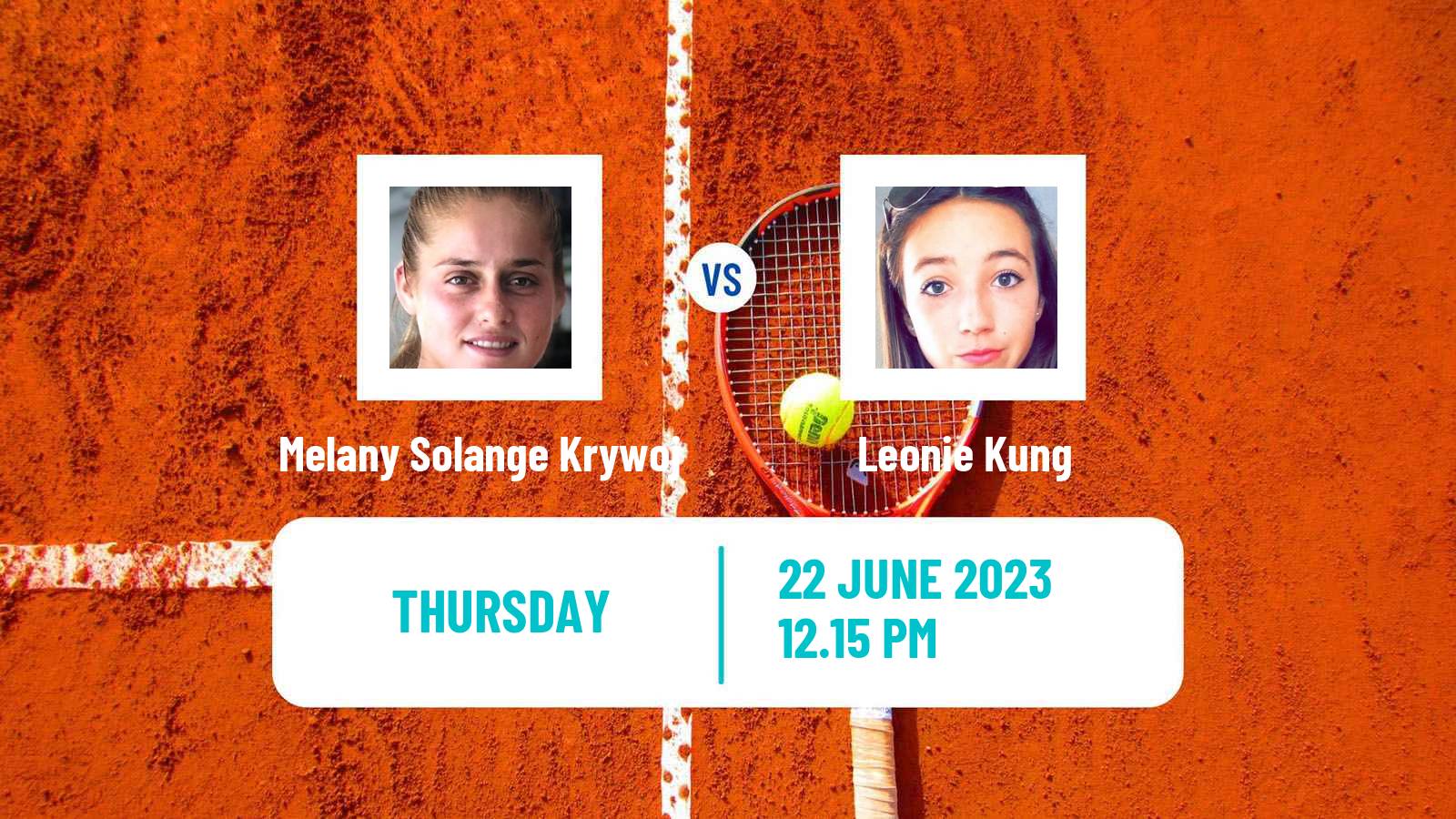 Tennis ITF W25 Santo Domingo 3 Women Melany Solange Krywoj - Leonie Kung