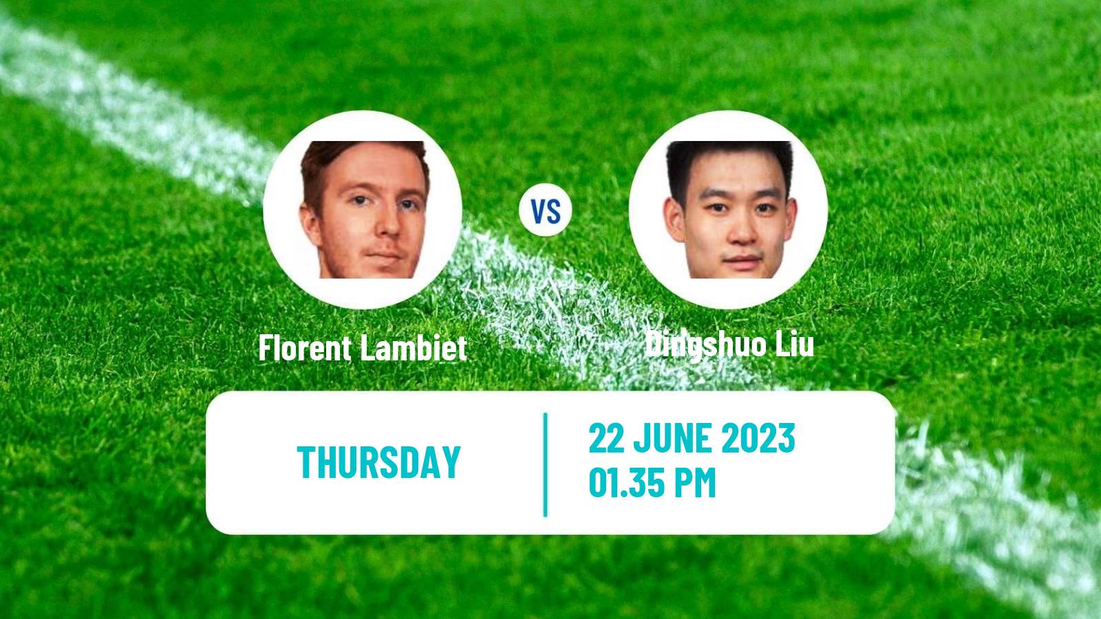 Table tennis Wtt Contender Tunis Men Florent Lambiet - Dingshuo Liu