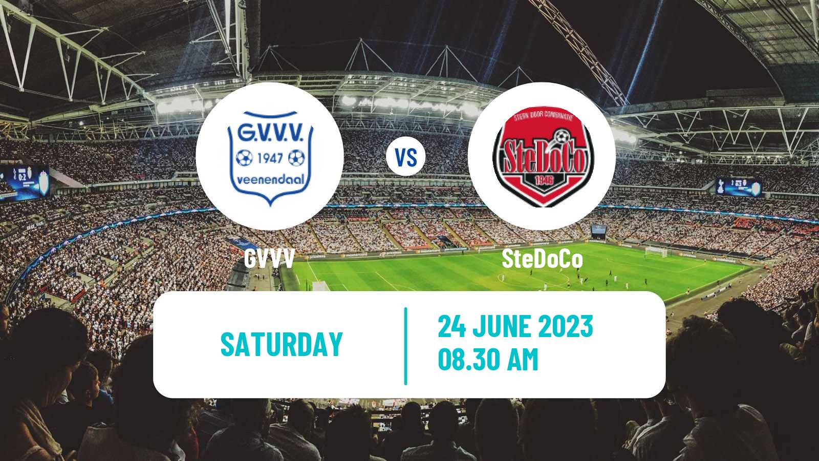 Soccer Dutch Tweede Divisie GVVV - SteDoCo