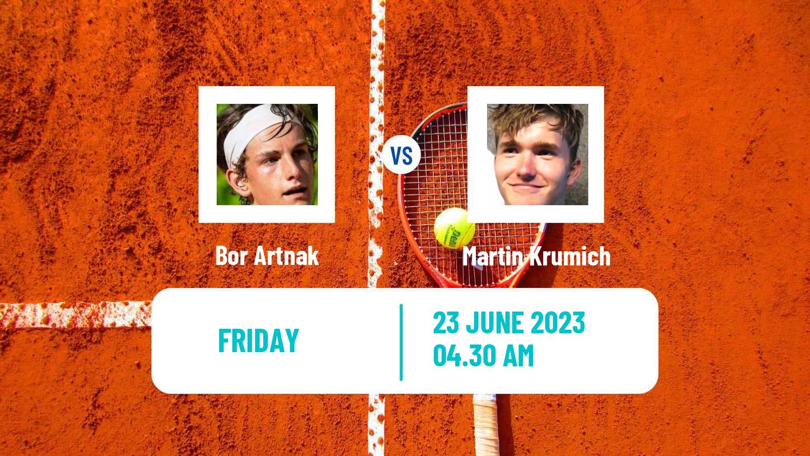 Tennis ITF M15 Store Men Bor Artnak - Martin Krumich