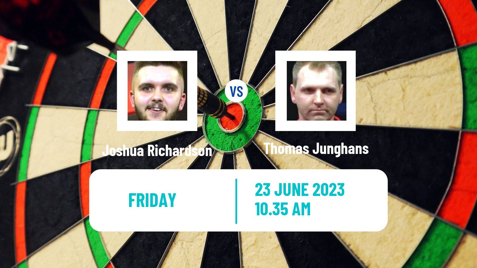 Darts Modus Super Series Joshua Richardson - Thomas Junghans