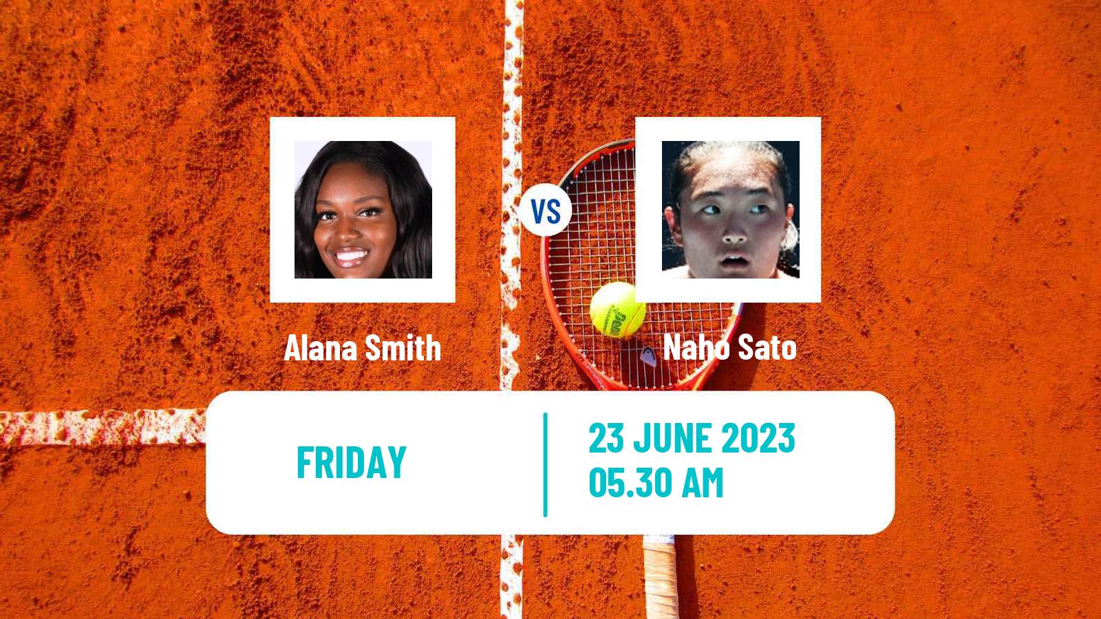 Tennis ITF W25 H Tauste Zaragoza Women Alana Smith - Naho Sato