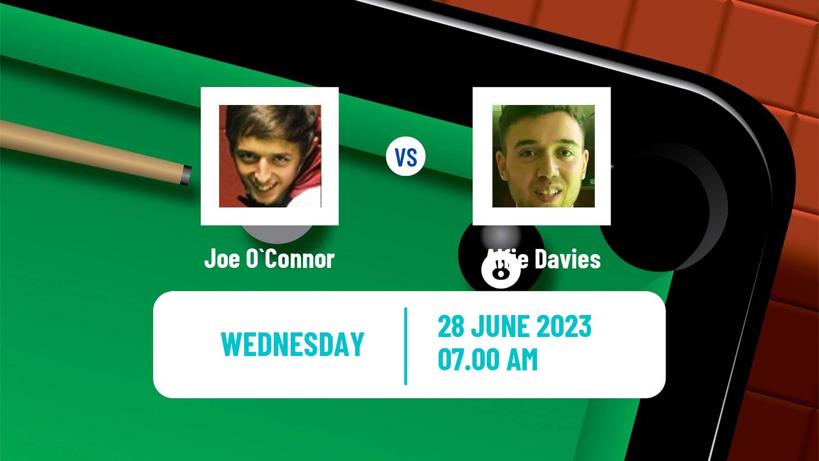 Snooker Championship League Joe O`Connor - Alfie Davies