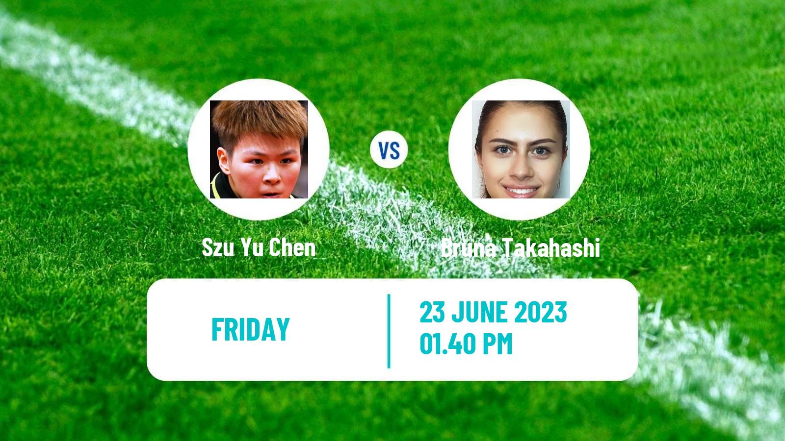 Table tennis Wtt Contender Tunis Women Szu Yu Chen - Bruna Takahashi