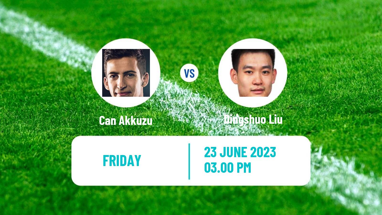 Table tennis Wtt Contender Tunis Men Can Akkuzu - Dingshuo Liu