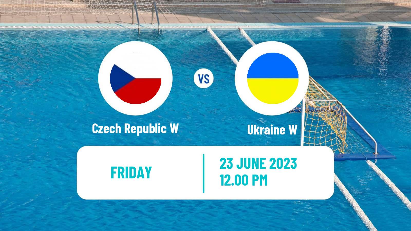 Water polo European Championship Water Polo Women Czech Republic W - Ukraine W