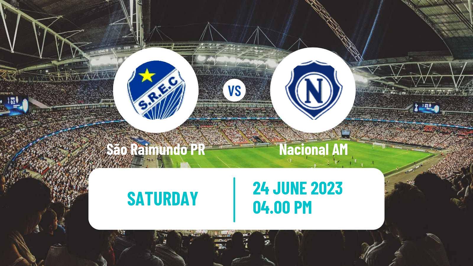 Soccer Brazilian Serie D São Raimundo PR - Nacional AM
