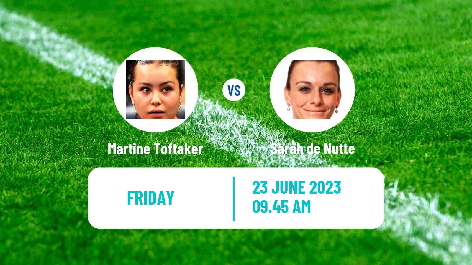 Table tennis European Games Women Martine Toftaker - Sarah de Nutte