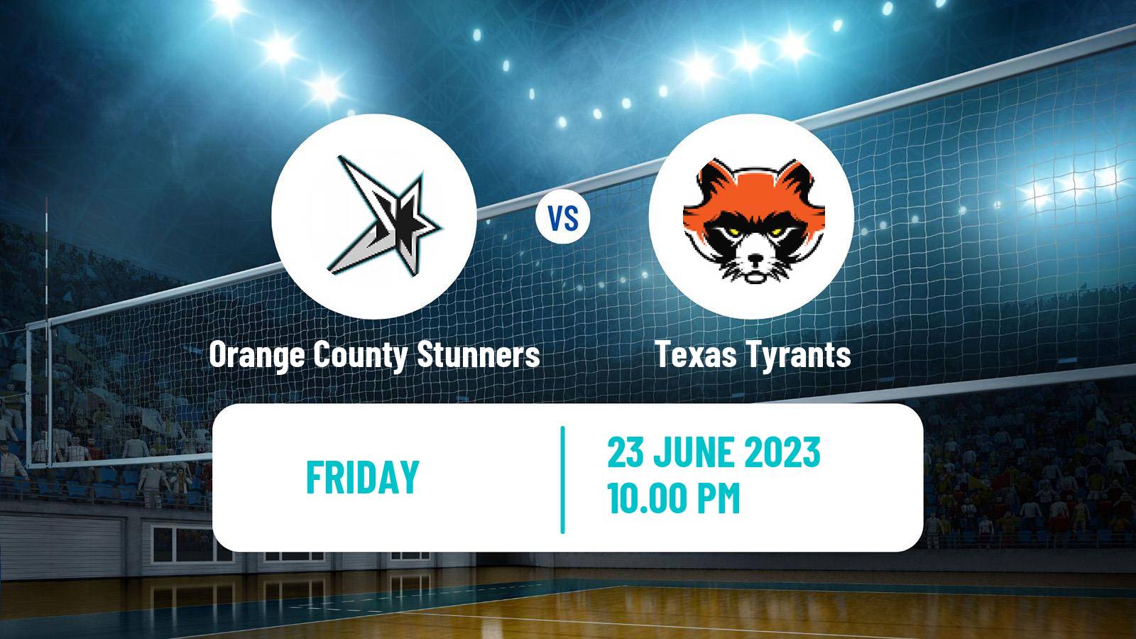 Volleyball NVA Orange County Stunners - Texas Tyrants