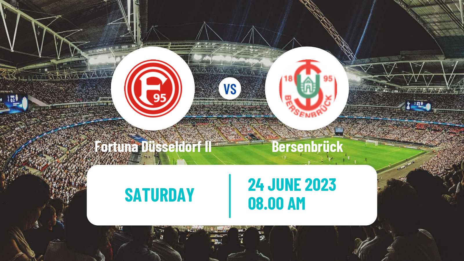 Soccer Club Friendly Fortuna Düsseldorf II - Bersenbrück
