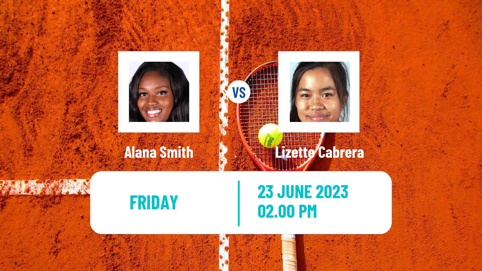 Tennis ITF W25 H Tauste Zaragoza Women Alana Smith - Lizette Cabrera