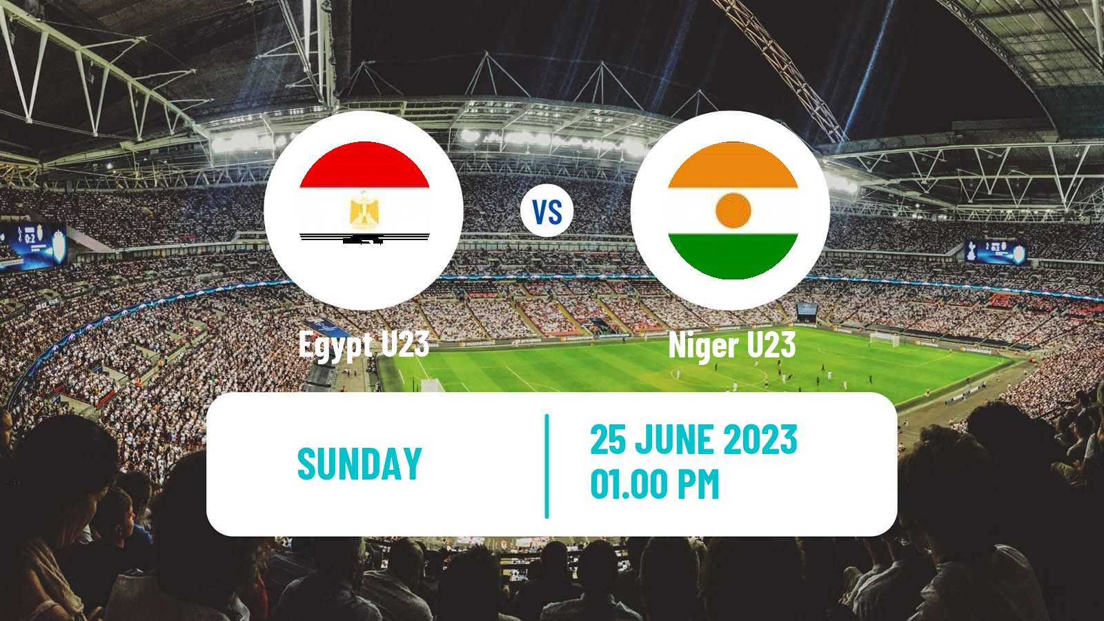 Soccer Africa Cup of Nations U23 Egypt U23 - Niger U23