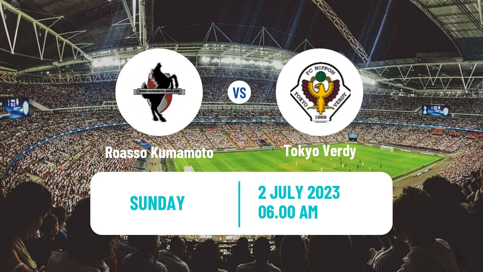 Soccer Japan J2 League Roasso Kumamoto - Tokyo Verdy