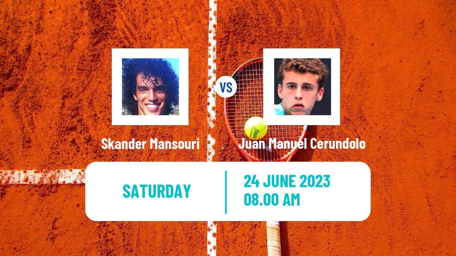 Tennis ATP Eastbourne Skander Mansouri - Juan Manuel Cerundolo