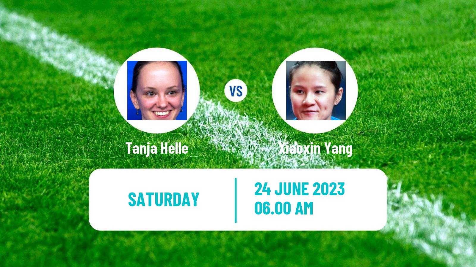 Table tennis European Games Women Tanja Helle - Xiaoxin Yang