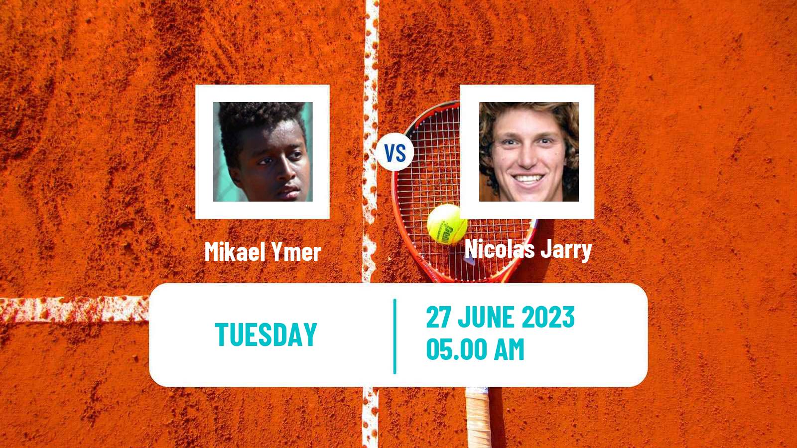 Tennis ATP Eastbourne Mikael Ymer - Nicolas Jarry