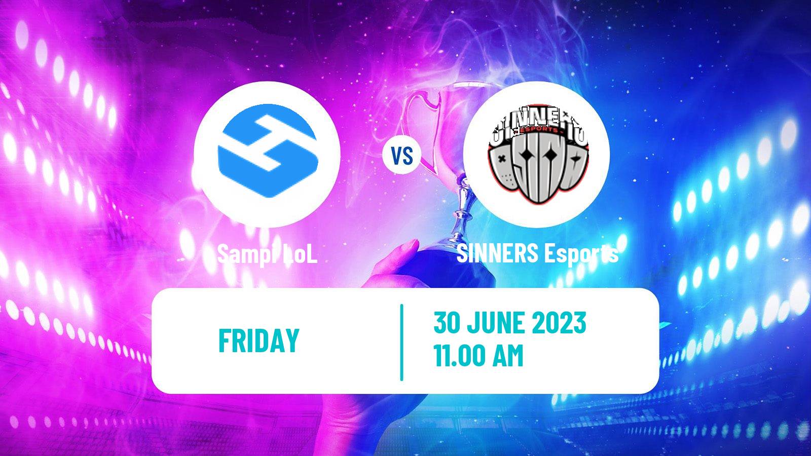 Esports League Of Legends Hitpoint Masters Sampi - SINNERS Esports