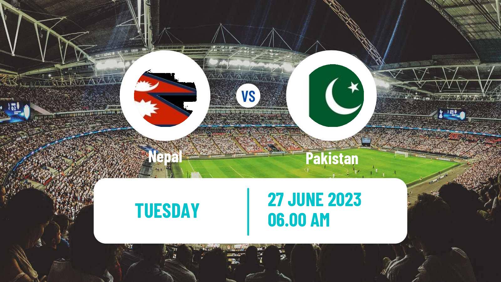 Soccer SAFF Championship Nepal - Pakistan
