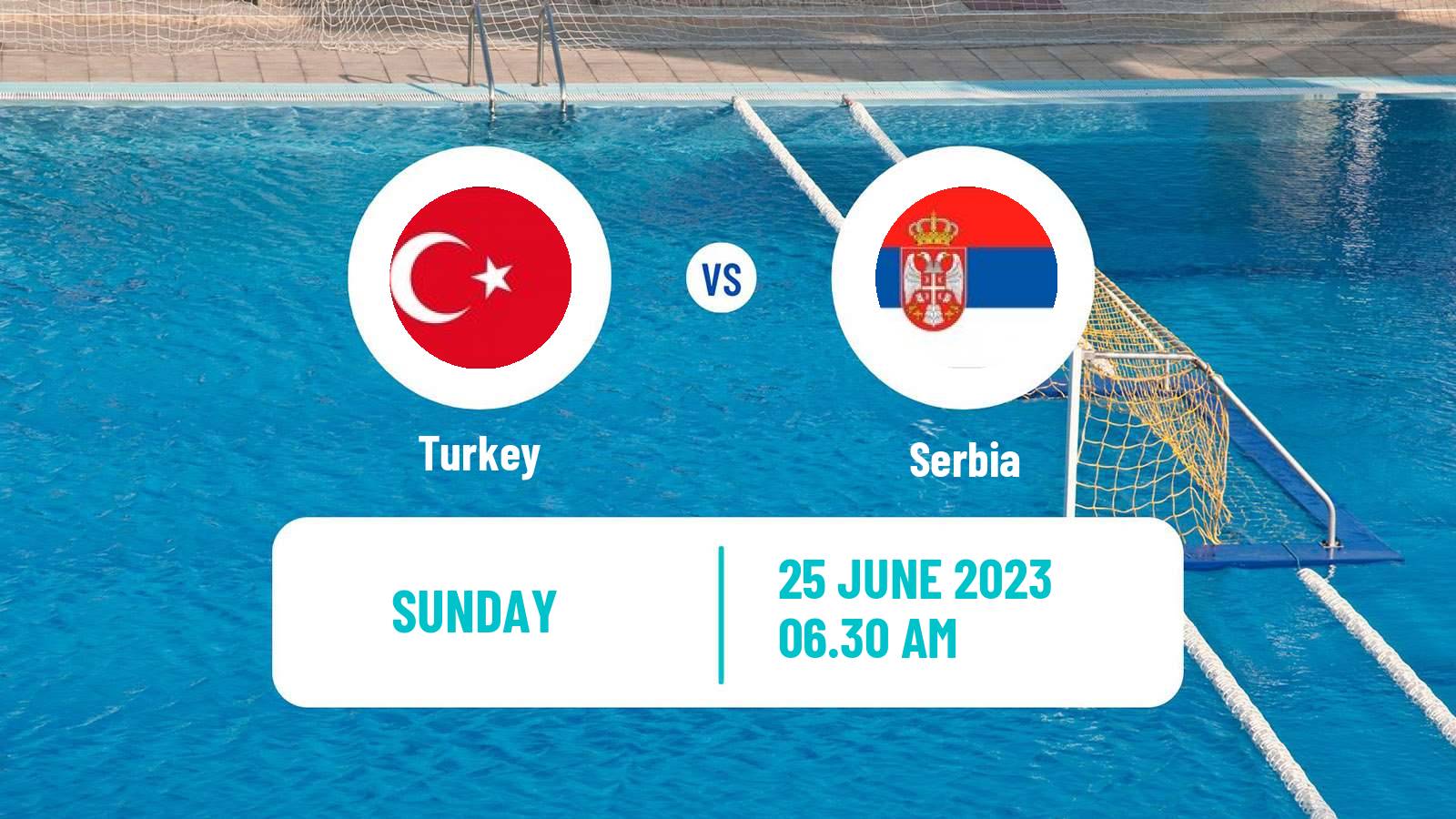 Water polo European Championship Water Polo Turkey - Serbia