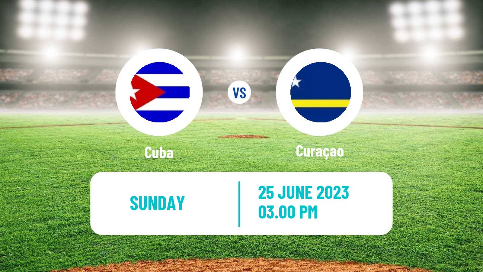 Baseball Central American and Caribbean Games Baseball Cuba - Curaçao