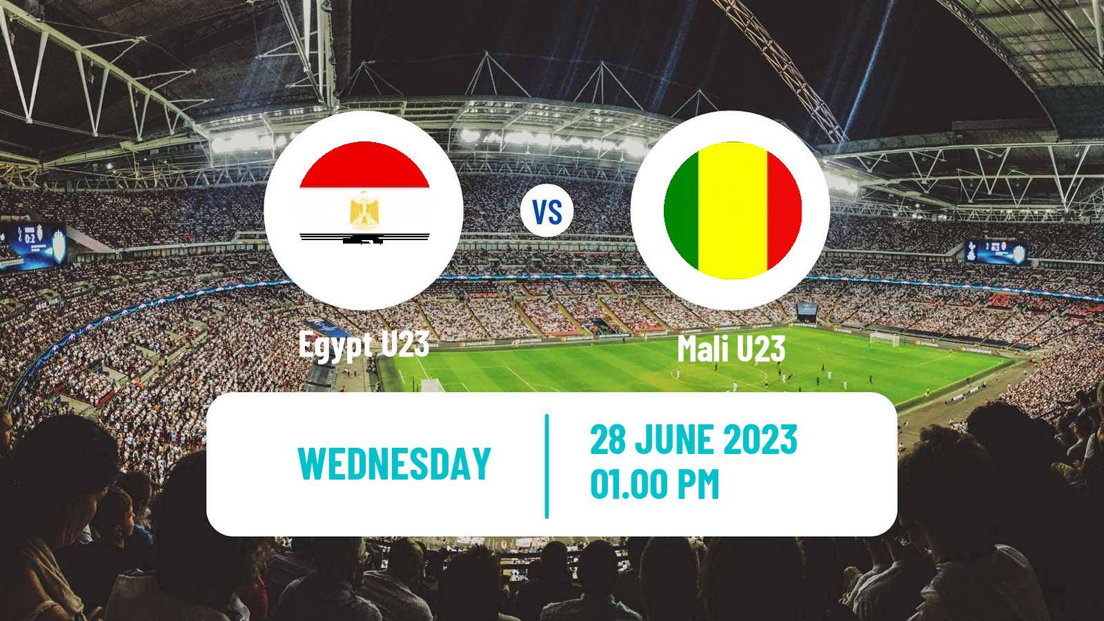 Soccer Africa Cup of Nations U23 Egypt U23 - Mali U23