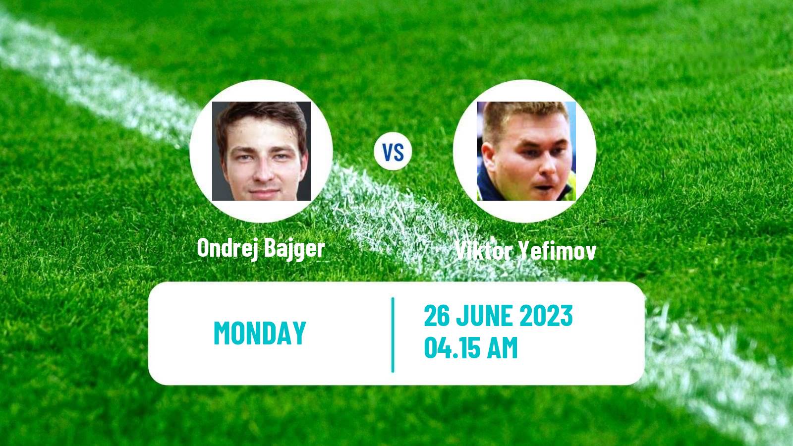 Table tennis Tt Star Series Men Ondrej Bajger - Viktor Yefimov