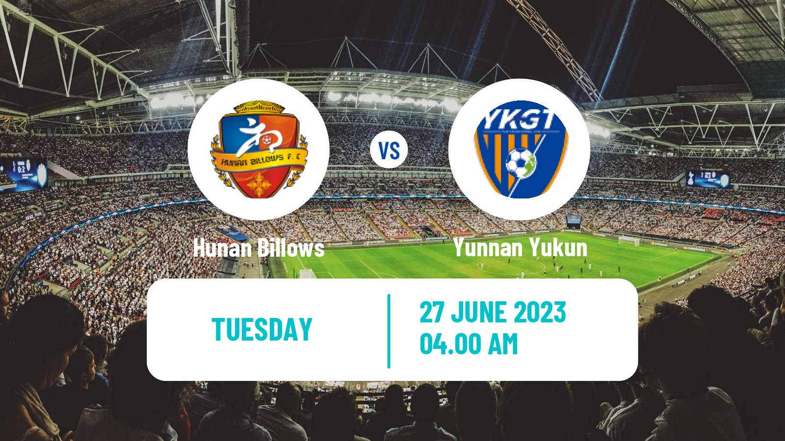 Football Chinese Yi League Hunan Billows - Yunnan Yukun