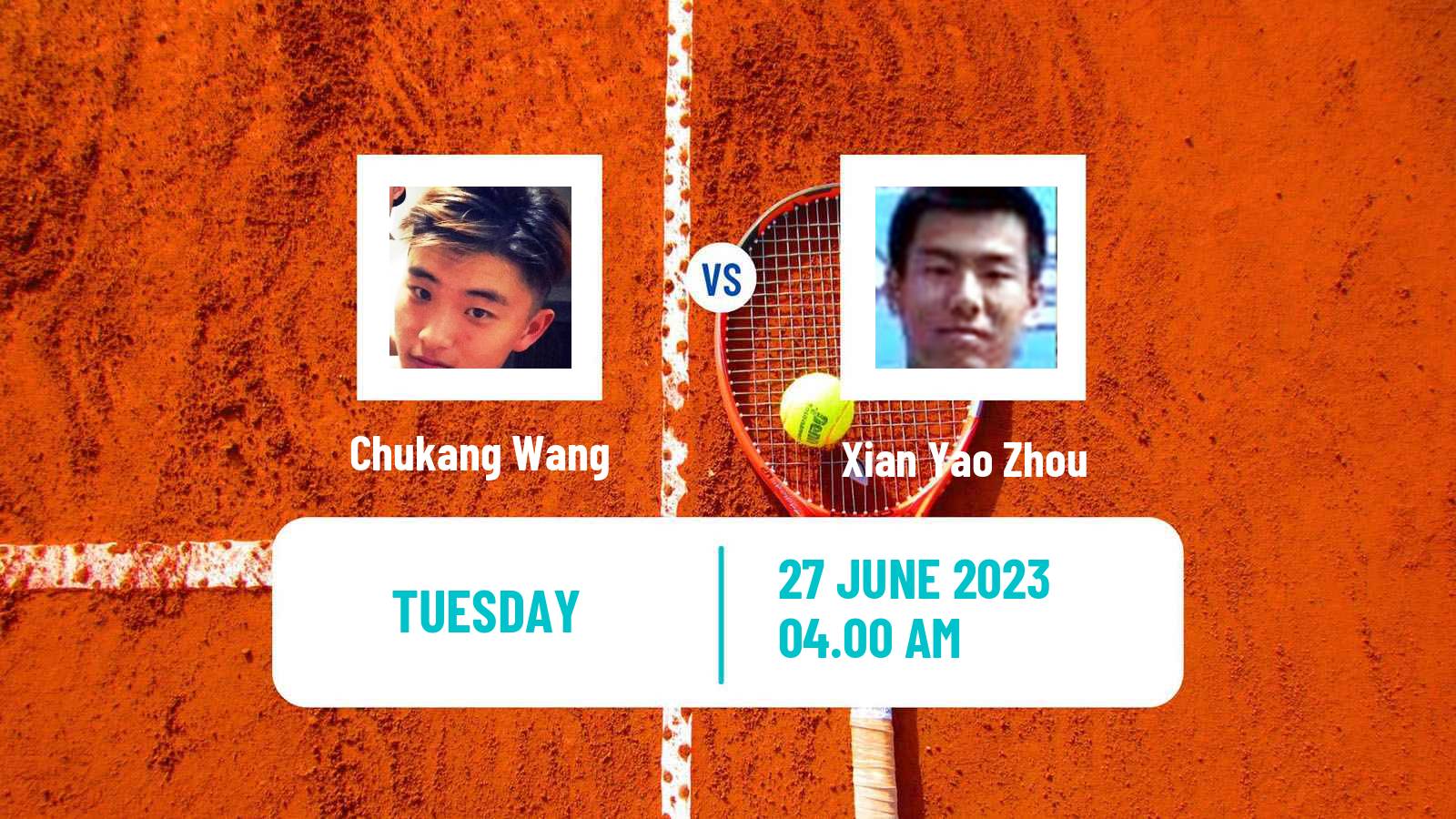 Tennis ITF M15 Tianjin 3 Men Chukang Wang - Xian Yao Zhou